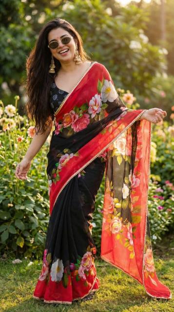 Svara digital print wholesalers sarees market